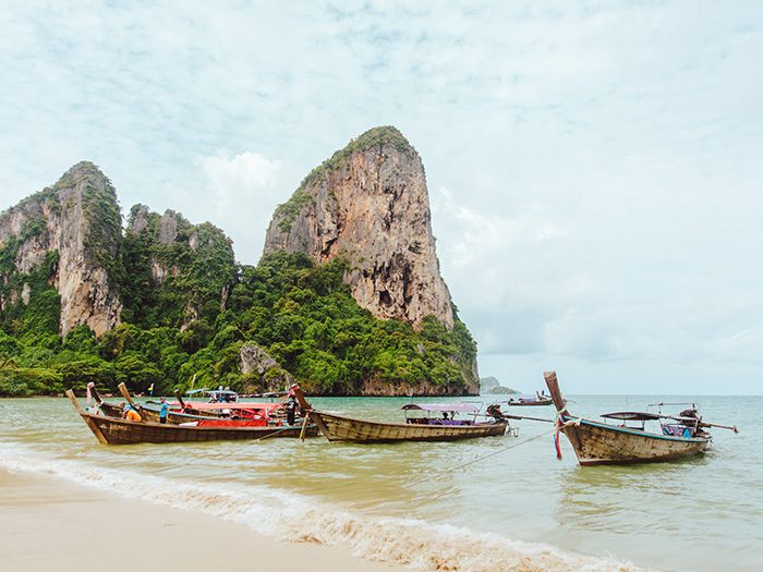 Длинноносые лодки Тайланд