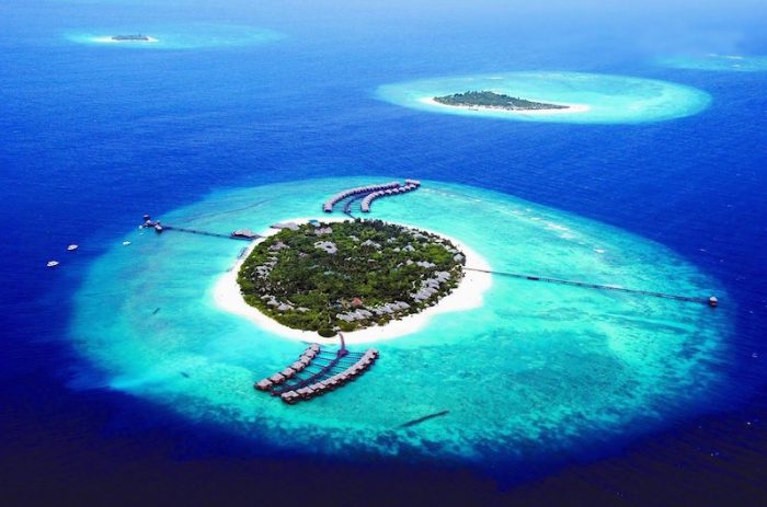 Мальдивы сверху