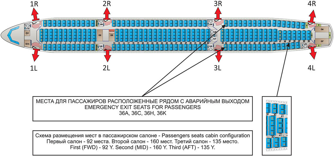 Аэробус а300 схема салона