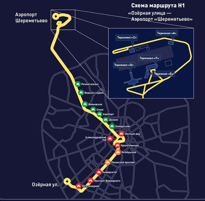 Ночные маршруты автобусов в москве схема на карте