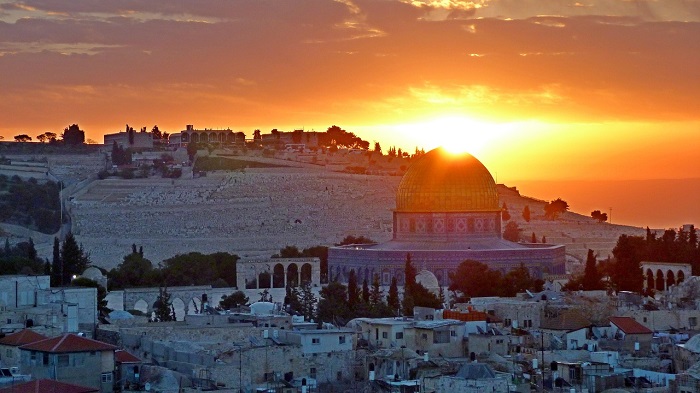 Закат в Иерусалиме